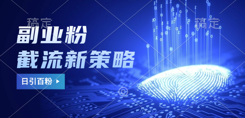 副业粉截流玩法与更新，不废号， 不封号。日引100+-西瓜网创