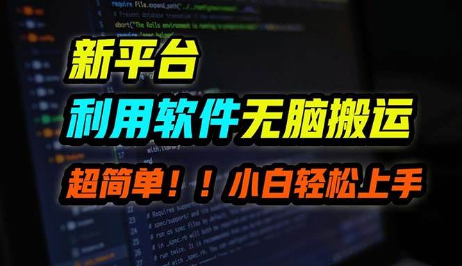 B站平台用软件无脑搬运，月赚10000+，小白也能轻松上手-西瓜网创