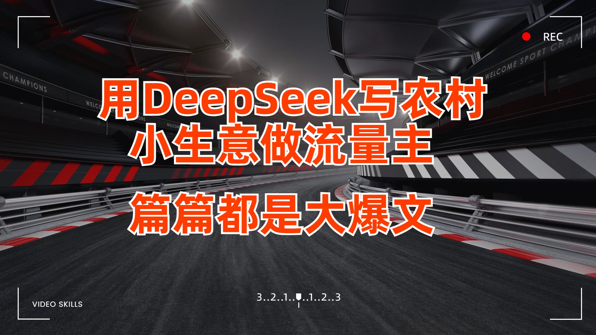 用DeepSeek写农村小生意做流量主，篇篇都是大爆文-西瓜网创